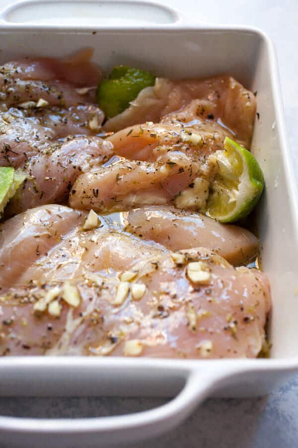 Lime garlic chicken