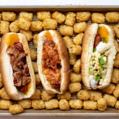 Baked Hot Dogs Three Ways