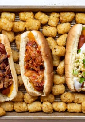 Baked Hot Dogs Three Ways