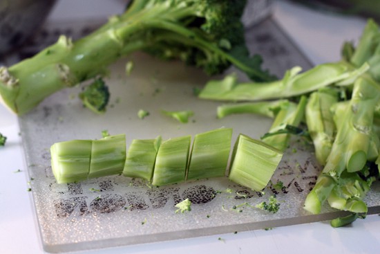 Choppin' BROCCOLI. Choppin' Broccoley. Choppin. Chop. Huh. - Broccoli Gratin