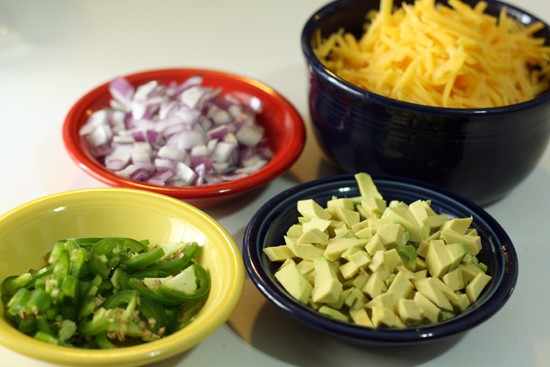 Some toppings for perfect nachos