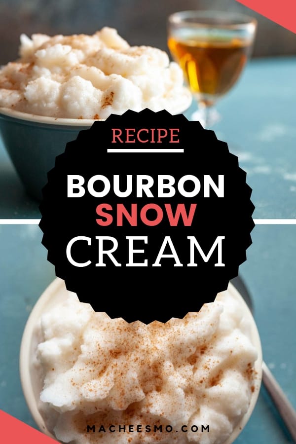 Snow Cream with Bourbon
