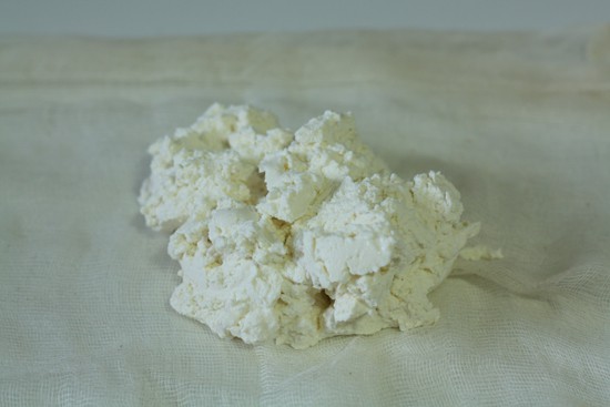 Fresh ricotta has much more moisture than one would think.