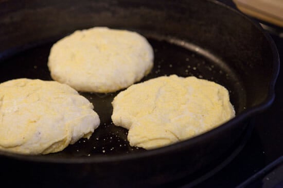 Cooking the Homemade English Muffins