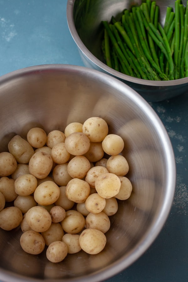 Veggies for Salad - Nicoise Salad