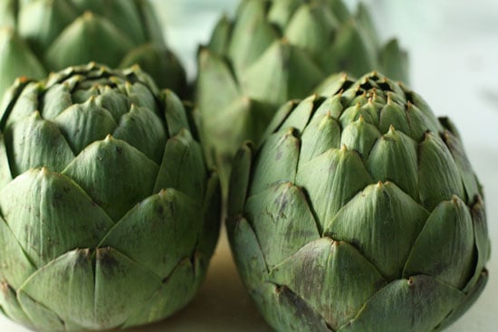 Raw Artichokes.