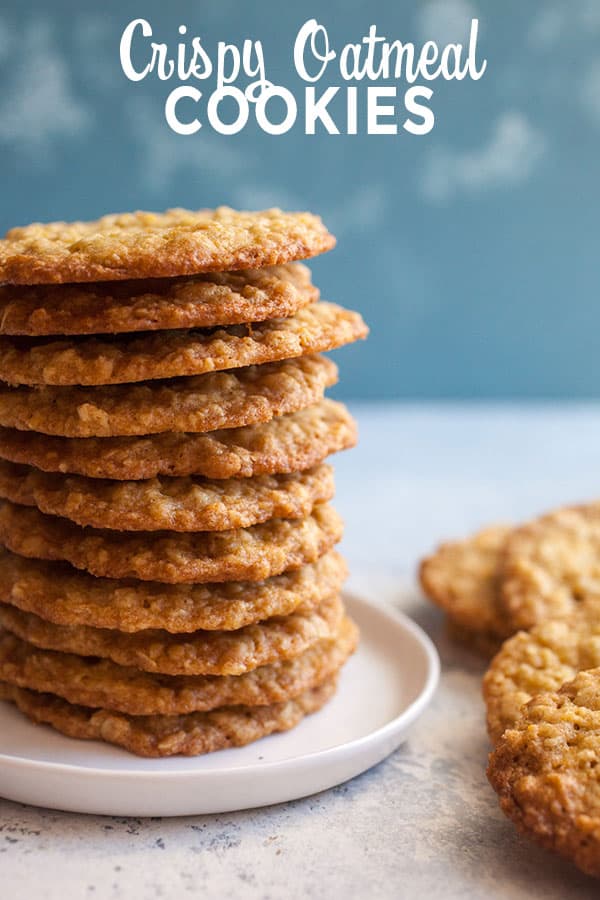 Crispy Oatmeal Cookies