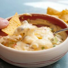 Macheesmo Mud Queso: This queso is jam-packed with add-ins and when you stir it all together you end up with "mud". Something that is very delicious on chips. You'll see. | macheesmo.com