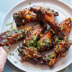 Sticky wings