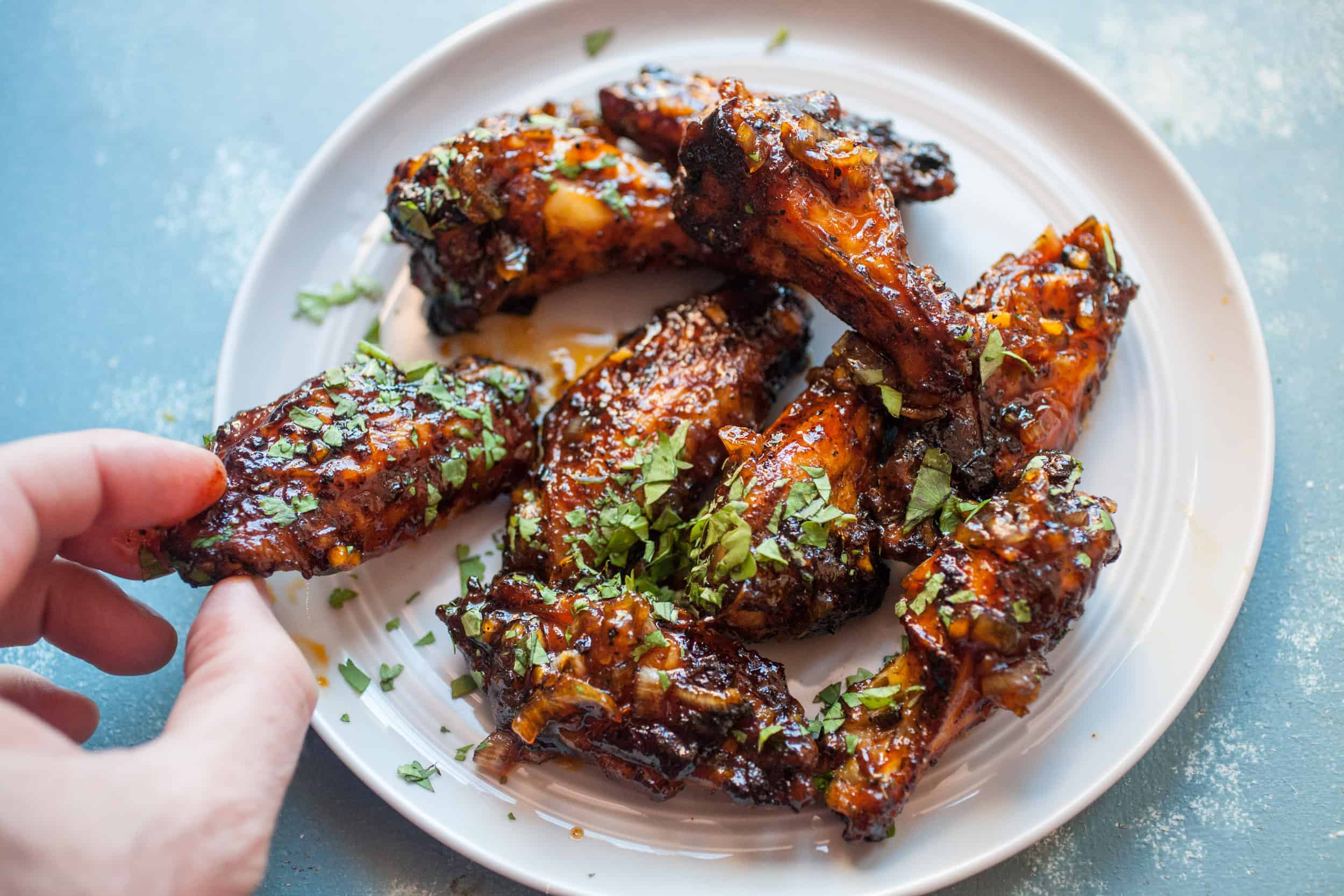 Chile Coffee Sticky Wings-image