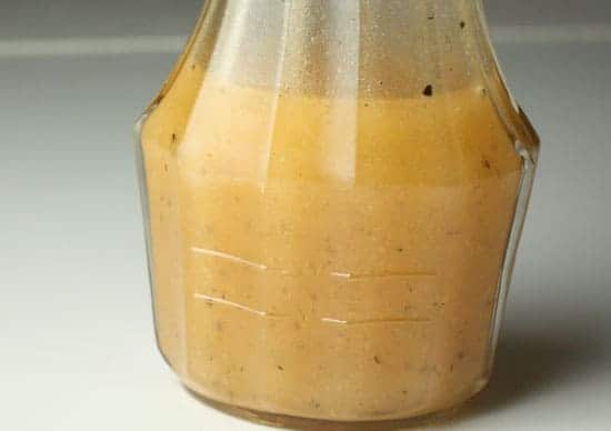 Shaken dressing
