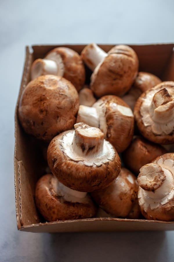 Mushrooms for barley soup