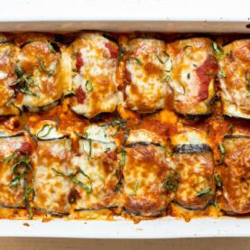 Eggplant Parmesan Roll-Ups