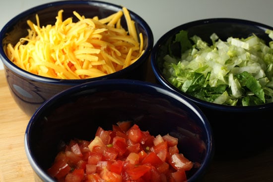 Chalupas toppings.