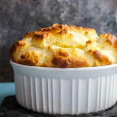 Basic Cheese Souffle: The mystery of this classic dish isn't that mysterious. It also isn't that hard! Learn how to make the most basic and delicious souffle! | macheesmo.com
