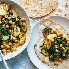 Chickpea Stir Fry with Chapati