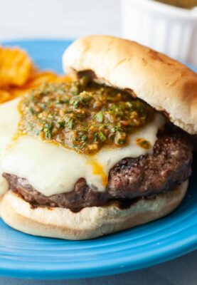 Argentine Burger with Chimichurri