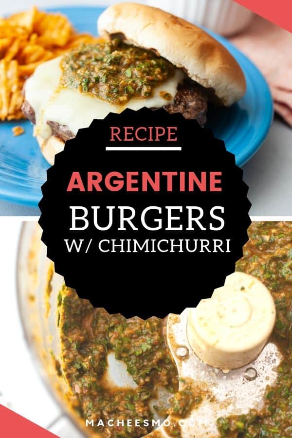 Argentine Burger with Chimichurri