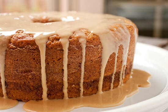 Coffee coffee cake glazed.