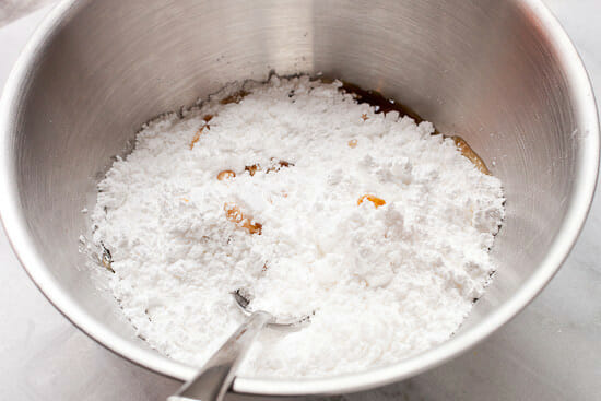 Coffee coffee cake glaze.