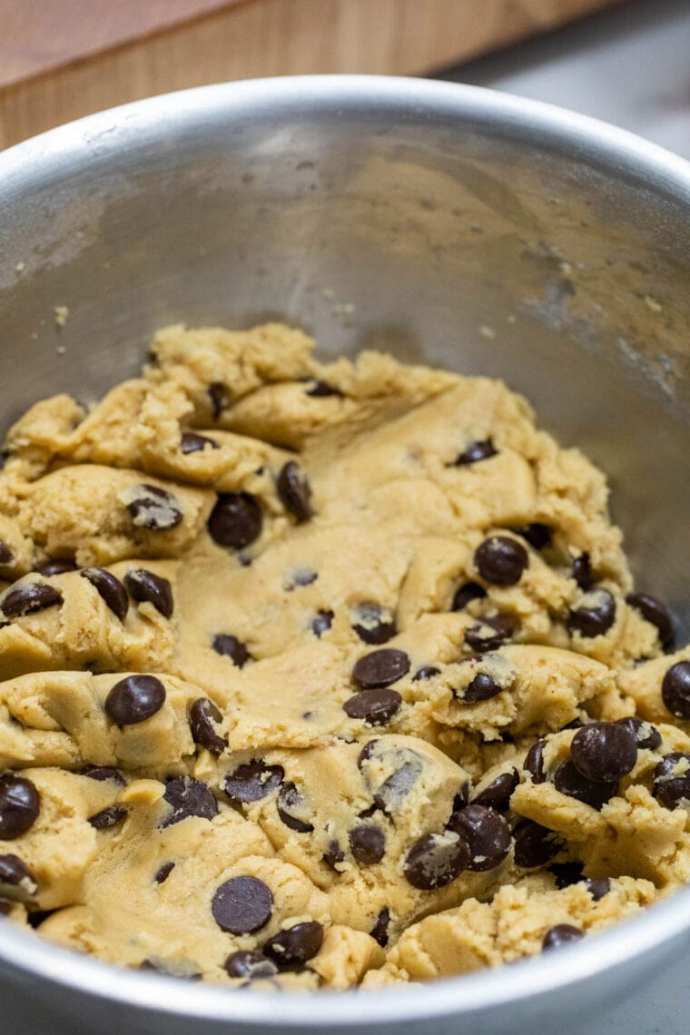 Chocolate Chip Cookie Dough Done.