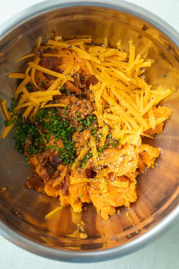 Filling time! Double-Baked Sweet Potatoes