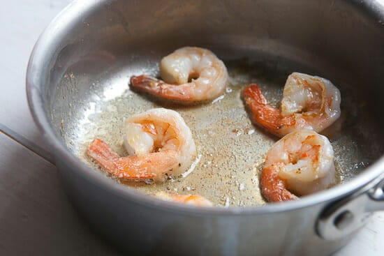 Shrimp cooking for easy shrimp scampi for one