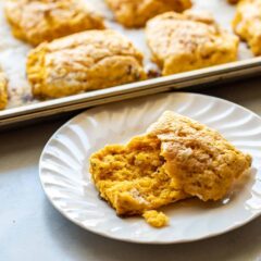 Pumpkin Biscuits with Pecans