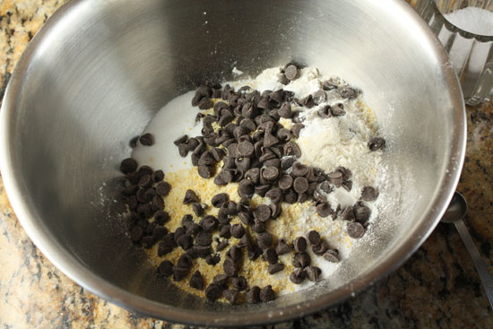 in the bowl