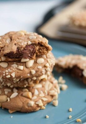 Nutella Stuffed Cookies