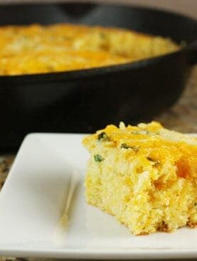 Jalapeno cheddar cornbread