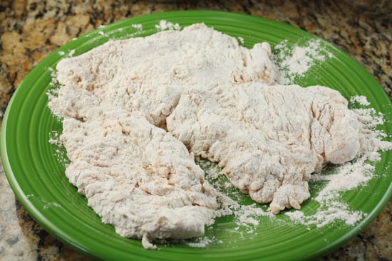 floured