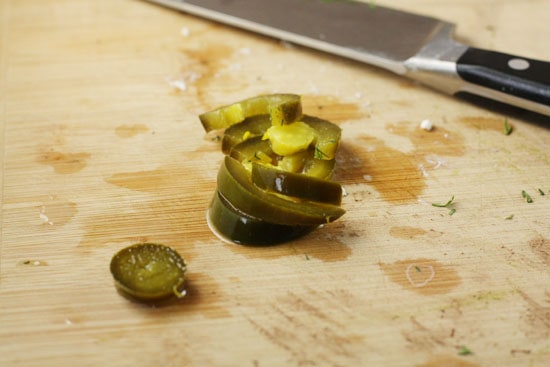 diced jalapeno