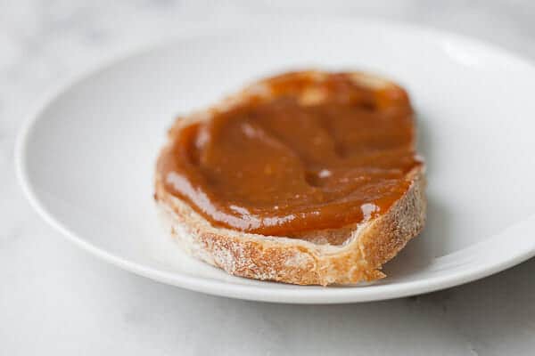 Apple butter on toast.