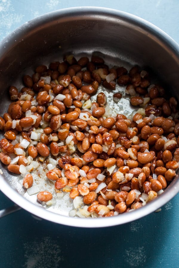Pupusa bean Filling.