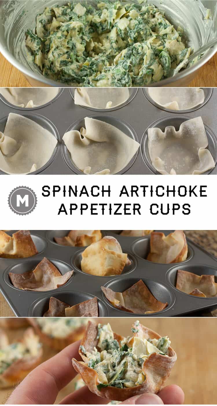 These simple little appetizer cups are perfect for any occasion. Who doesn't want spinach artichoke dip on the go?