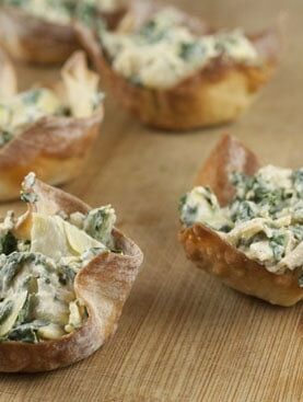 spinach cups