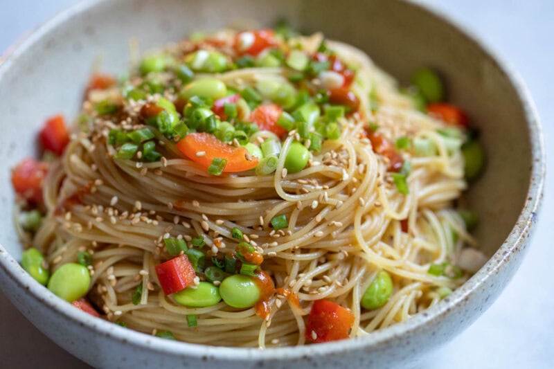 Sesame Angel Hair Recipe