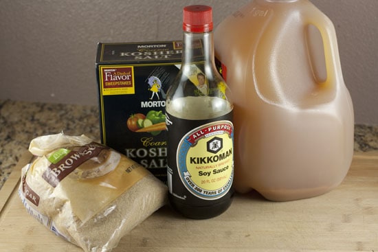 basics for Apple Cider Brined Turkey brine