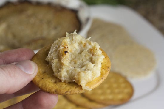 bite of Baked Fennel Dip