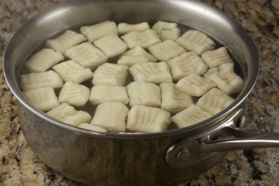 cooking Mashed Potato Gnocchi