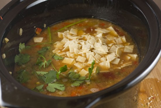 picture of Crockpot Chicken Tortilla Soup