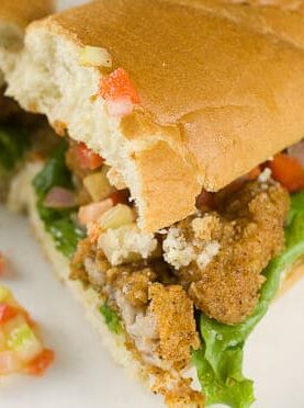 Sweetbreads Po Boys recipe from Macheesmo