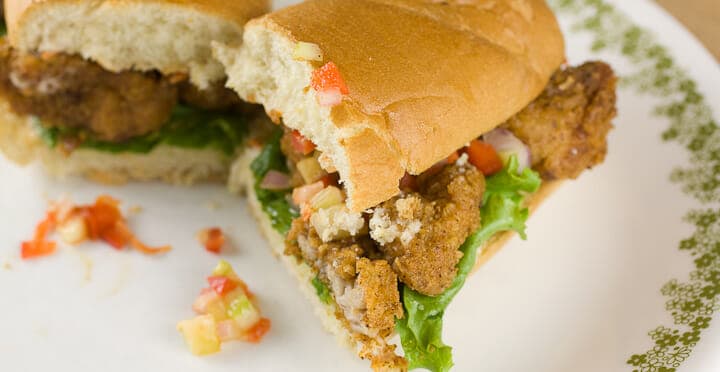 Sweetbreads Po Boys recipe from Macheesmo