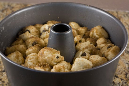 rising - Chocolate Chip Monkey Bread