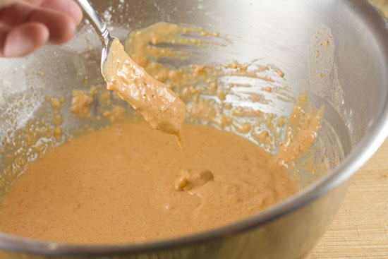 batter ready for Fried Green Beans