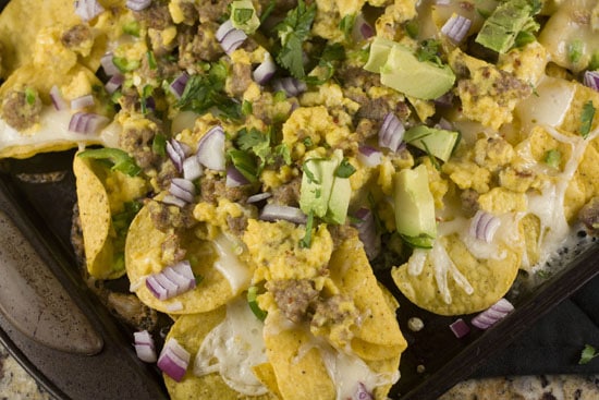 Breakfast Nachos from Macheesmo