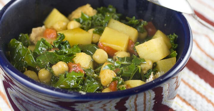 Thirty Minute Chickpea Stew from Macheesmo