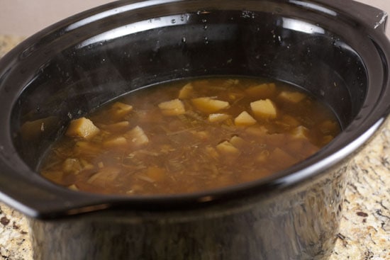 cooked Crockpot Potato Soup