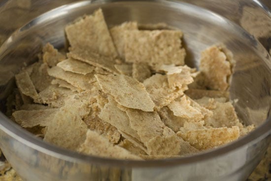 bowl of Homemade Bran Flakes